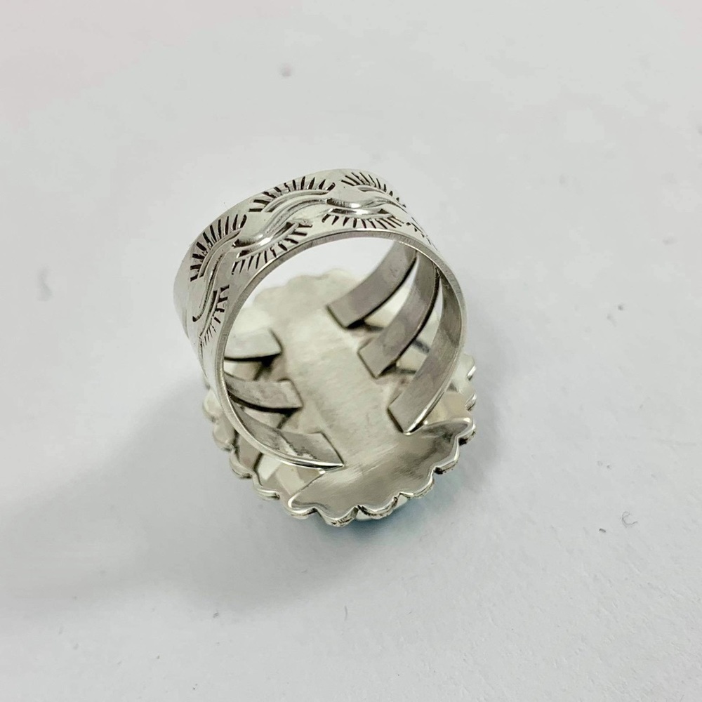 NEW Native American Blue Ridge Turquoise ring - Picture 4 of 7